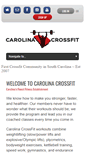 Mobile Screenshot of carolinacrossfit.com